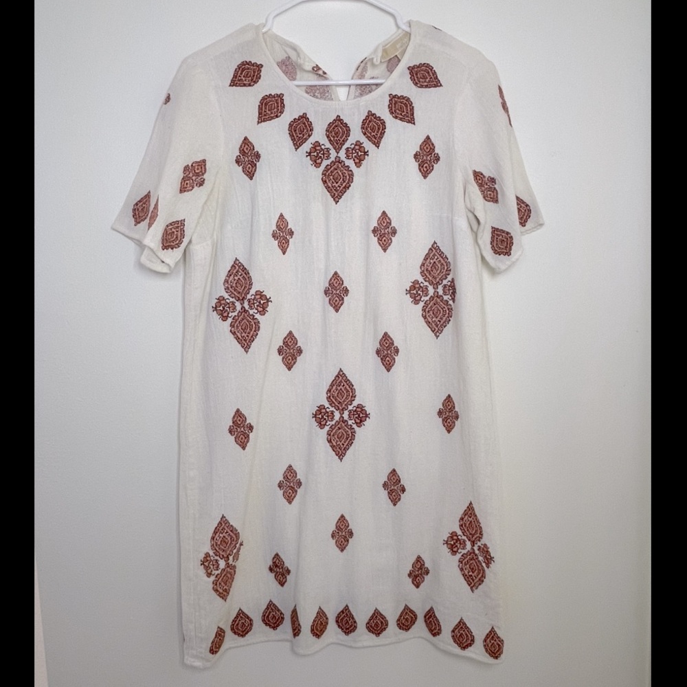 Michael Kors embroidered mini dress